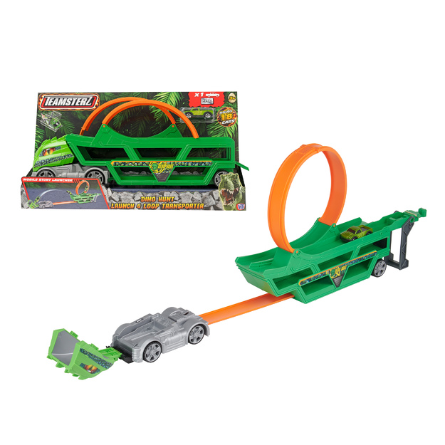 Teamsterz - Dino Hunt Launch and Loop Transporter With 1 Car