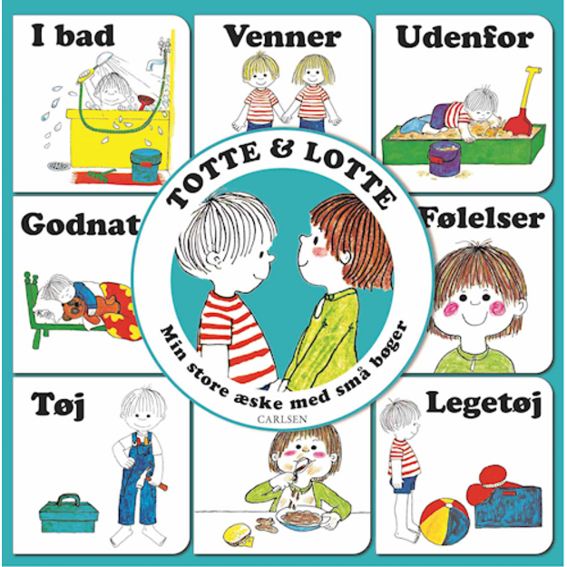 Totte & Lotte: Min store æske med små bøger