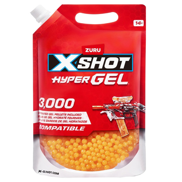 X-SHOT - HYPER GEL - Hydrated Gellet Refill Foilbag (36810SQ1)