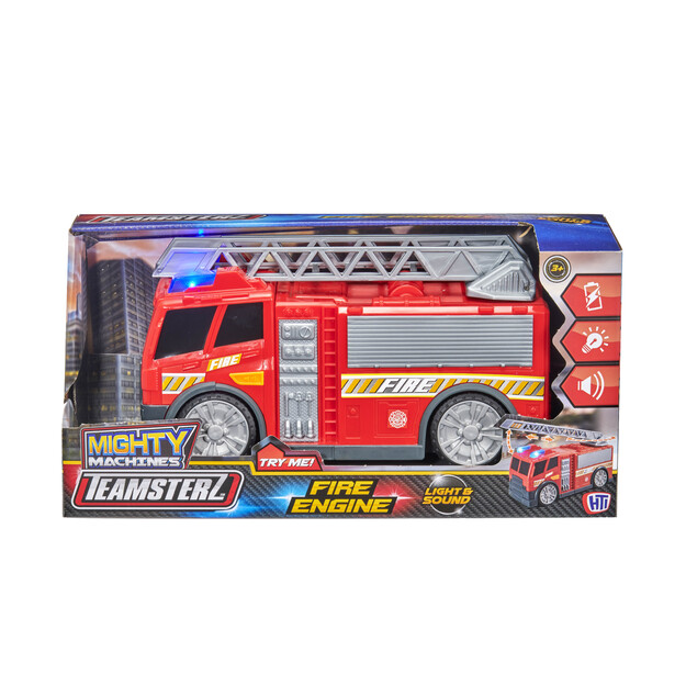 Teamsterz - Mighty Machines Value Medium Light and Sound Fire Engine