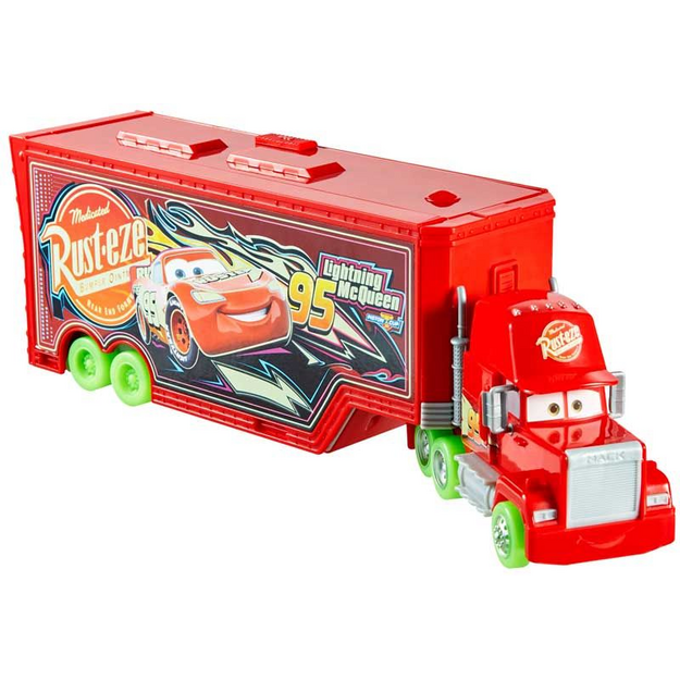 Disney Cars - Glow Racers Mack Hauler sæt (HPX76)