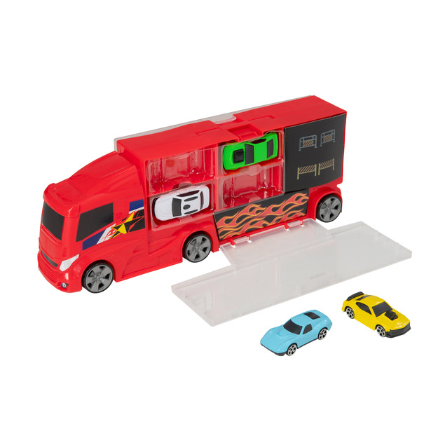 Teamsterz - Metro City Truck Carry Case With 4 Cars
