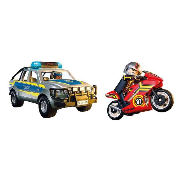 PLAYMOBIL - Police Chase with Pick-Up Truck (71875)