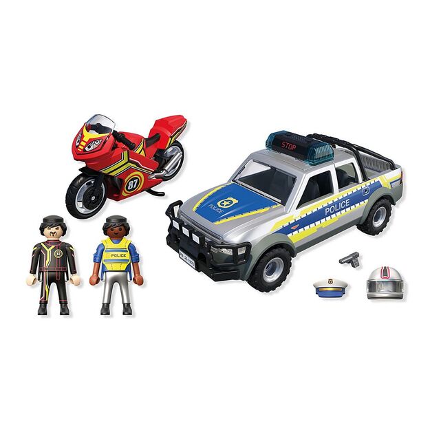 PLAYMOBIL - Police Chase with Pick-Up Truck (71875)
