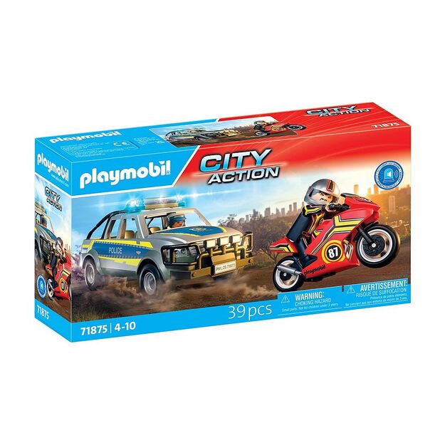 PLAYMOBIL - Police Chase with Pick-Up Truck (71875)