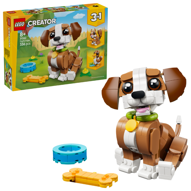 LEGO - LEGO Creator - Cute Animals: Playful Puppy Dog (31382)