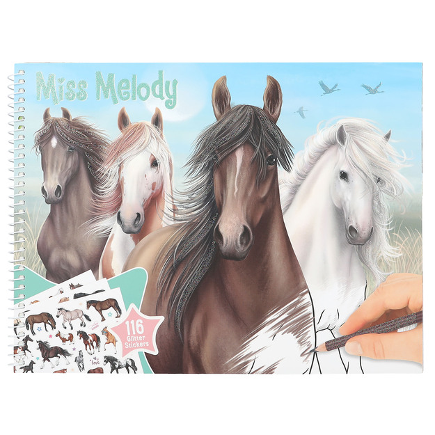 Miss Melody - Horse Colouring Book (412978)
