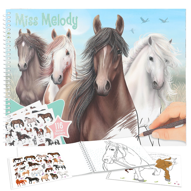 Miss Melody - Horse Colouring Book (412978)