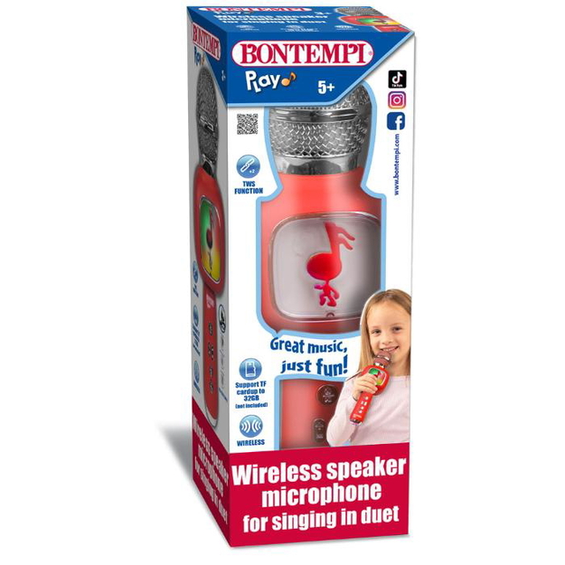 Bontempi - Wireless Karaoke Microphone For Duets (485110)