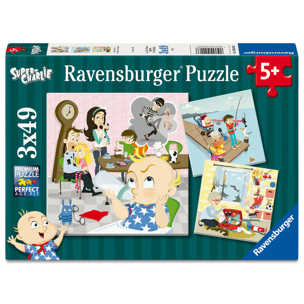 Ravensburger - Super Charlie - Familjen Annorlunda (12004226)