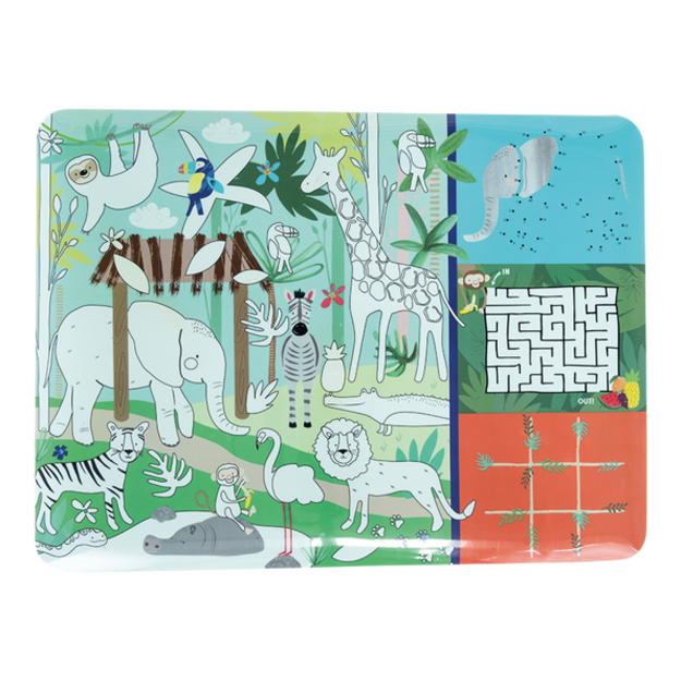 floss & Rock - Jungle Colouring Fun and Games Mat (49P6077)