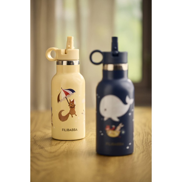 Filibabba - Stainless steel water bottle - Star Catchers - Flerfarvet - 36-60 M (FI-03806)