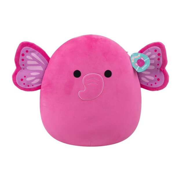 Squishmallows - 40 cm P25 Bertha Elephant with Butterfly Ears