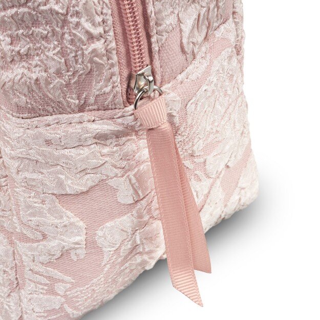 Karen - Toiletry Bag - Pink Brocade 3