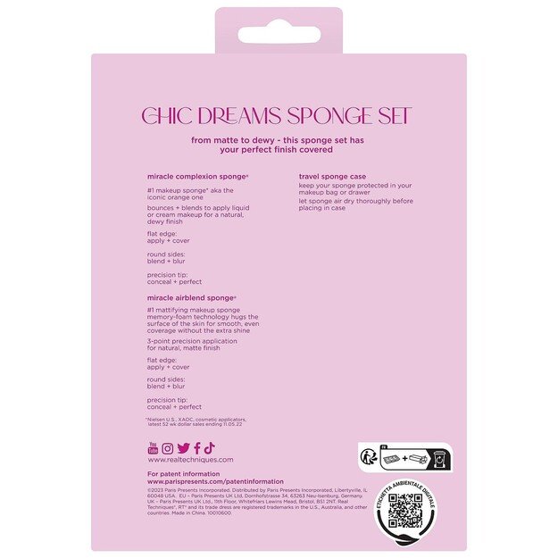 Real Techniques - Chic Dream Sponge Giftset