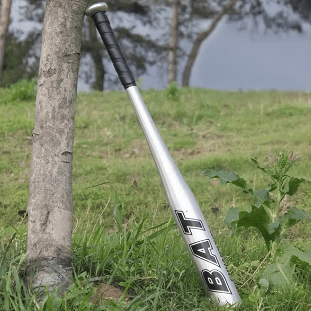 Beisbolo lazda, aliuminio, 25, 64 cm, stipri, treniruočių, sidabrinė 34