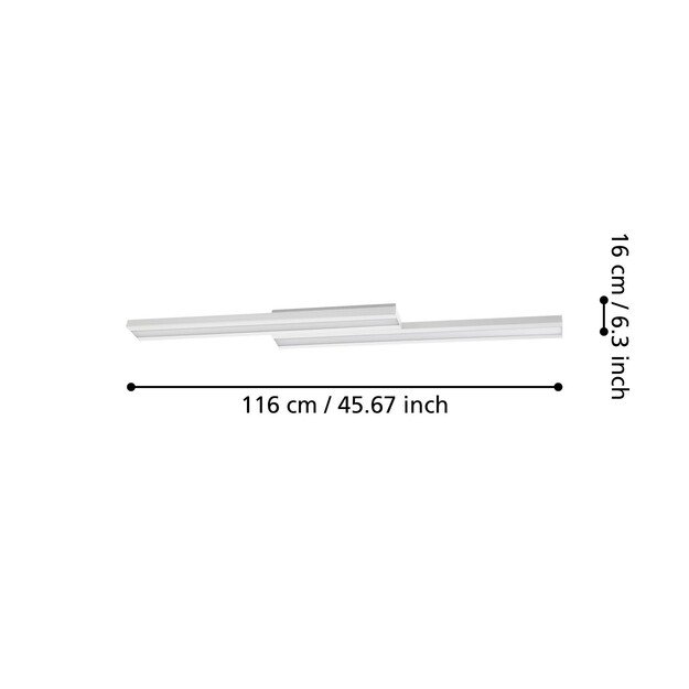EGLO - Saliteras-Z ceiling lamp white - RGB + TW - Zigbee, Bluetooth 4