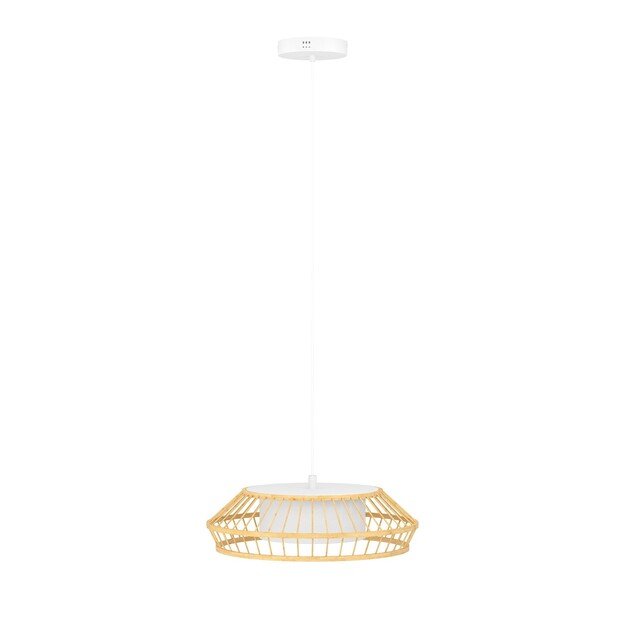 EGLO - Yuku-Z pendant lamp bamboo Ø46 - RGB + TW - Zigbee, Bluetooth 3