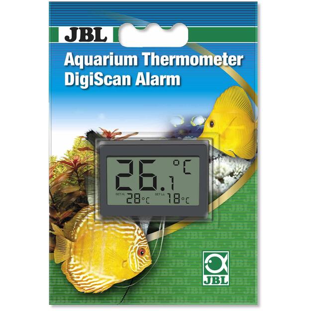 JBL - Aquarium Thermometer Digiscan Alarm Digital 5X3,5Cm - (133.0604)