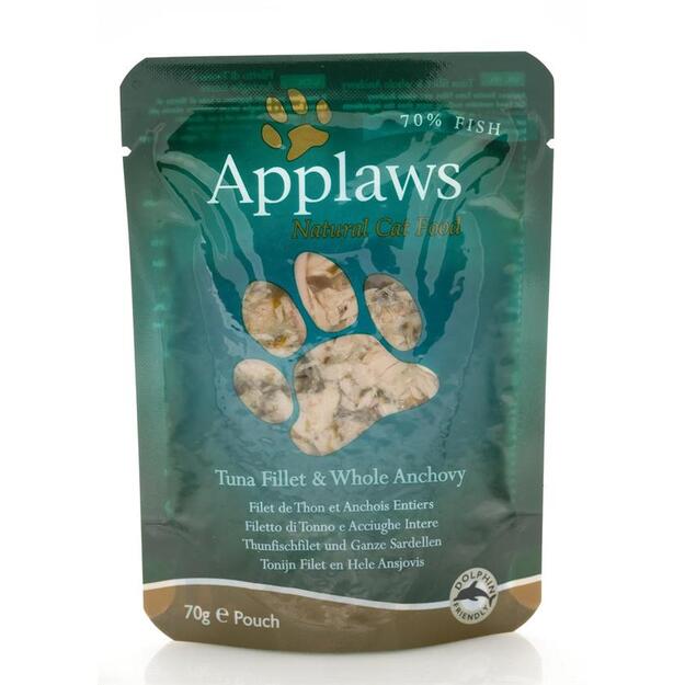 Applaws - Wet Cat Food 70 g pouch - Tuna & Anchovey (178-006)