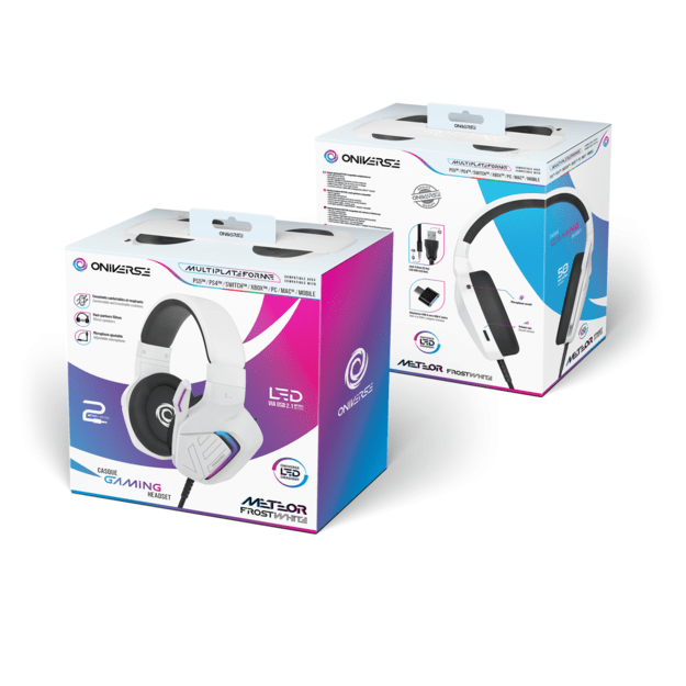 Oniverse Gaming Headset Meteor - Frost White 1