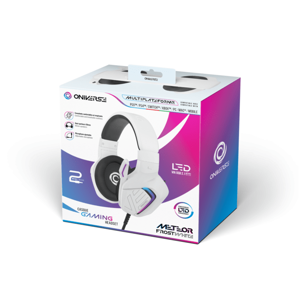 Oniverse Gaming Headset Meteor - Frost White 2