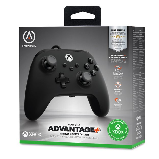 PowerA Advantage Plus Wired Controller for Xbox Series X - S - Black 3
