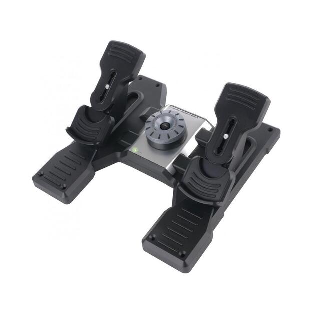 Logitech - G Saitek PRO Flight Rudder Pedals 1