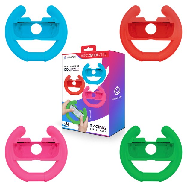 Oniverse Nsw2 Pack Of 4 Racing Wheel Controller Holders 11
