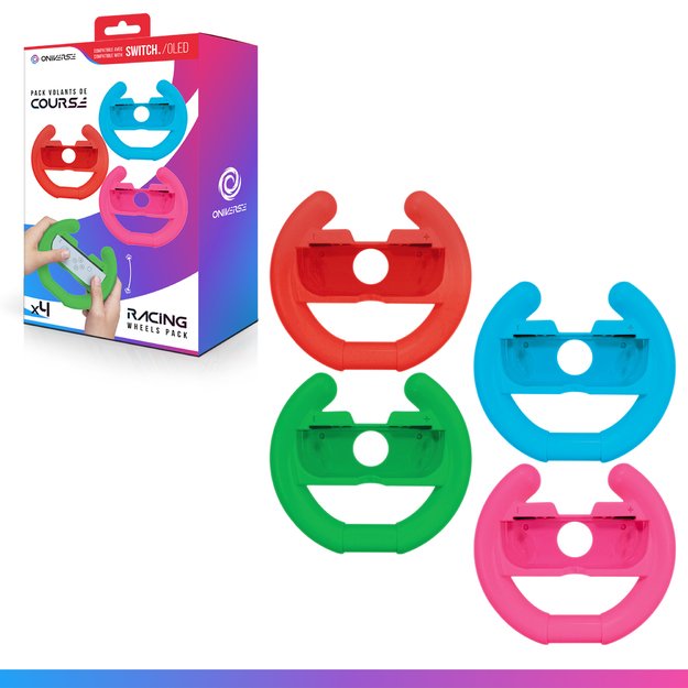 Oniverse Nsw2 Pack Of 4 Racing Wheel Controller Holders 15