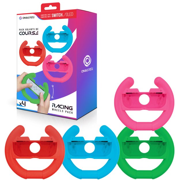 Oniverse Nsw2 Pack Of 4 Racing Wheel Controller Holders 16