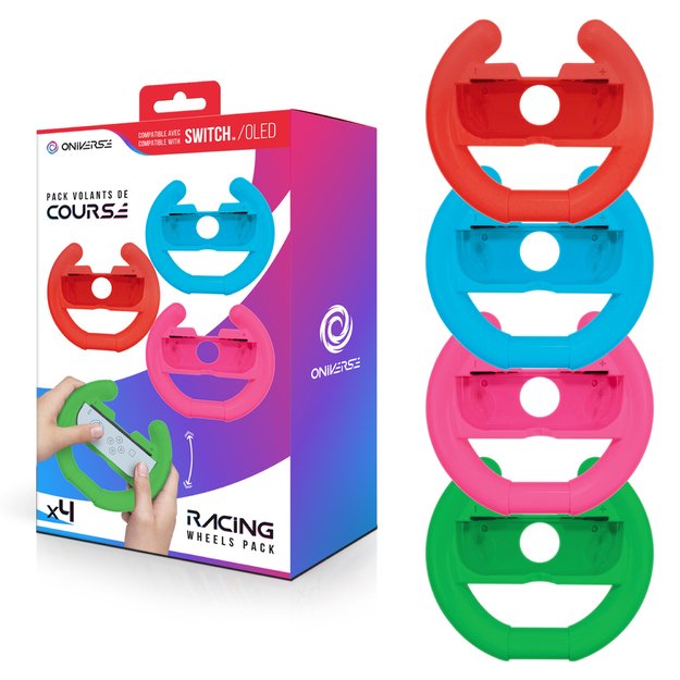 Oniverse Nsw2 Pack Of 4 Racing Wheel Controller Holders 6