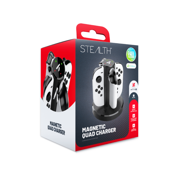 Stealth - Magnetic Quad Charger - Switch 2 5