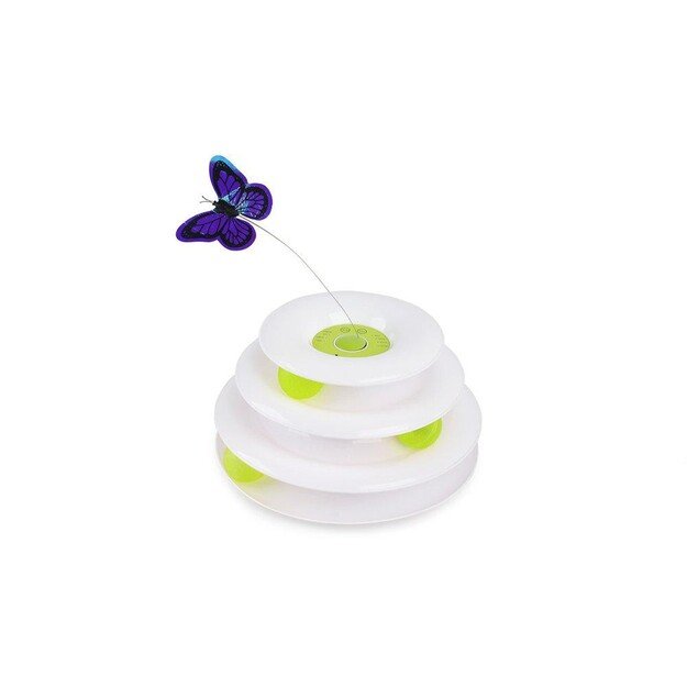 All For Paws - Cat Toy Interactive Tower Of Butterfly 25X25X14Cm - (787.7560)