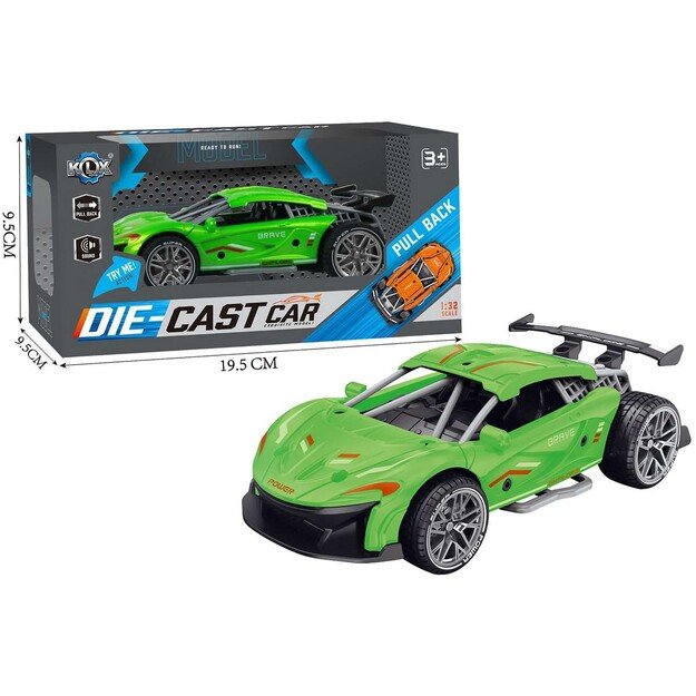 KLX Toys - Pull Back w. Sound - Green (534672) 2