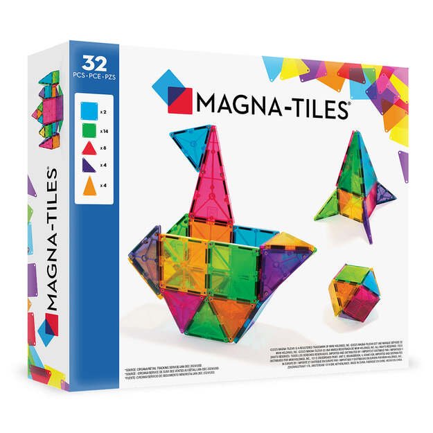 MAGNA-TILES - Classic 32 Piece Set (90208) 12