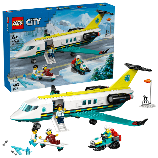 LEGO - LEGO City - Emergency Air Ambulance Airplane (60465)
