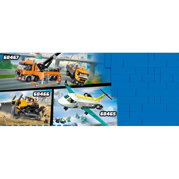 LEGO - LEGO City - Emergency Air Ambulance Airplane (60465) 2