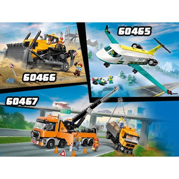 LEGO - LEGO City - Emergency Air Ambulance Airplane (60465) 3