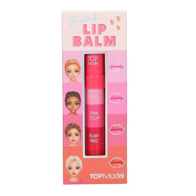 Topmodel - TOPModel Tinted Lip Balm - 4 colors - 4 x 1g