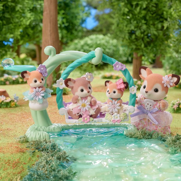 Sylvanian Families - Deer Babies - Floral Swing Set (5801) 1