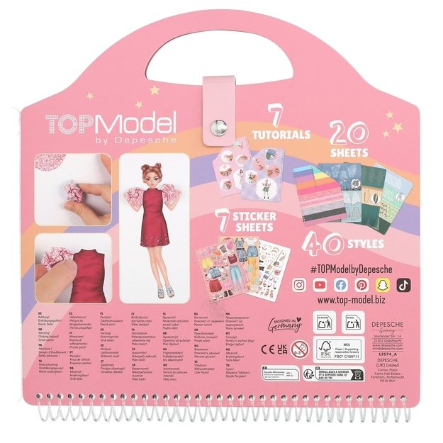 Topmodel - Dress Me Up Collage Book - (413574) 1