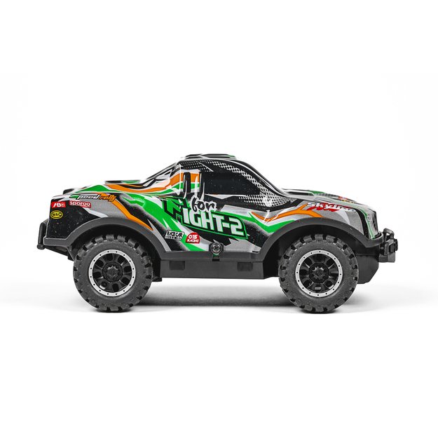 TEC-TOY - Fight-2 R/C 1:24 2,4GHz w/light, green (471276) 3