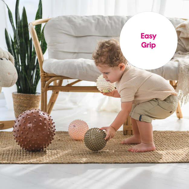 Edushape - Sensory balls - small - 10 cm - 4 pcs  (E705174bc) 1
