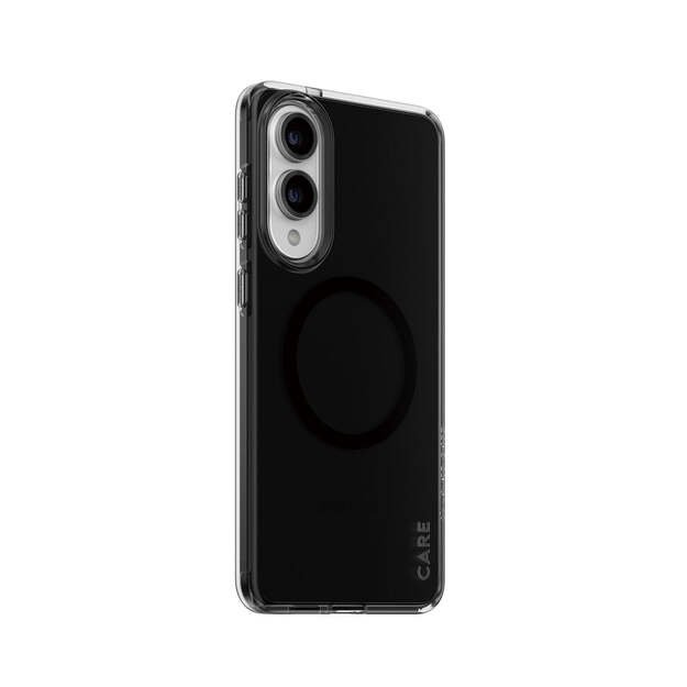 CARE by PanzerGlass - Flagship Case Urban Combat Smokey m. Sort Qi Compatible Samsung S25 Edge 3