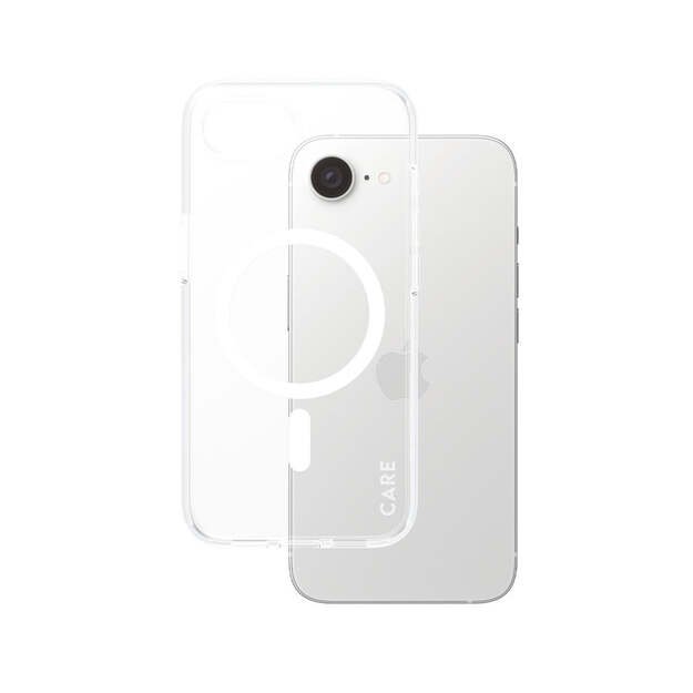 CARE by PanzerGlass- Case Transparent - MagSafe - iPhone 16e 1