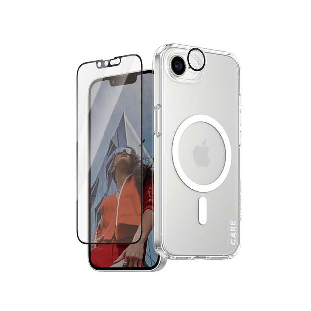 CARE by PanzerGlass - Flagship 3-in-1 - iPhone 16e - Bundle