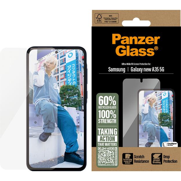 PanzerGlass - Screen Protector Galaxy new A35 5G Ultra UWF