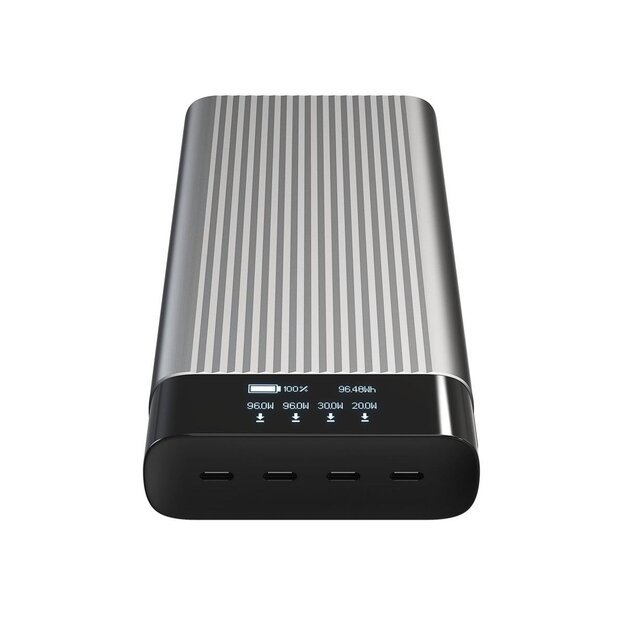 Hyper - HyperJuice 245W USB-C 100Wh Power bank with OLED Display 10