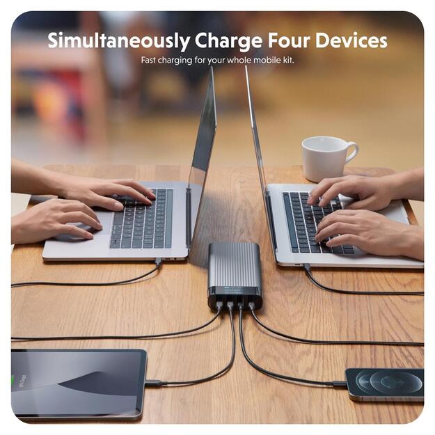 Hyper - HyperJuice 245W USB-C 100Wh Power bank with OLED Display 3